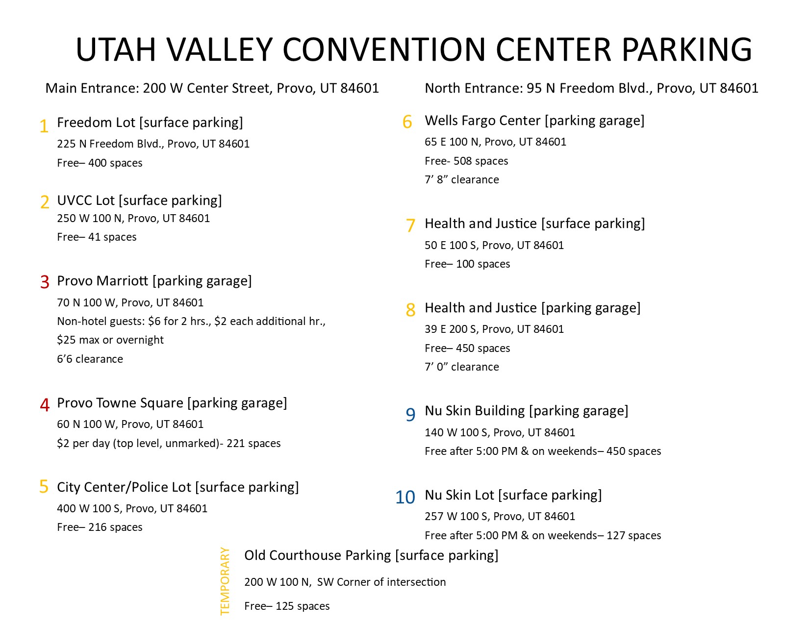 Parking Map Pg. 2
