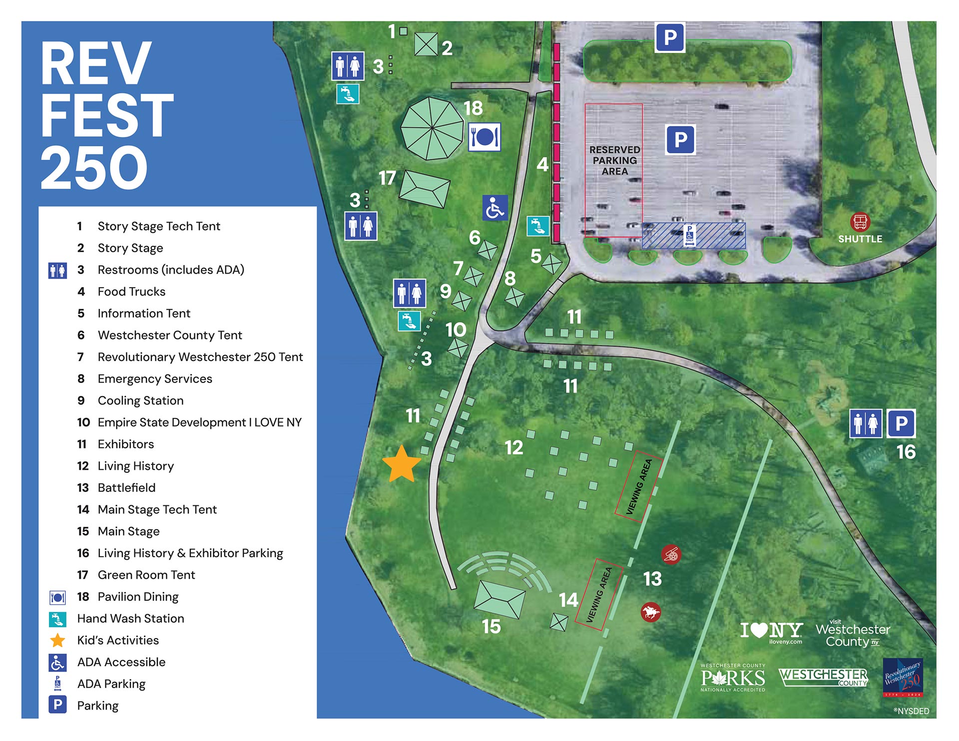 Rev Fest 250 Event Map