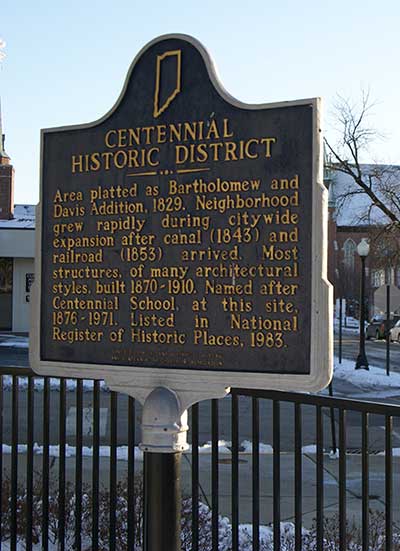 Centennial Neighborhood sign