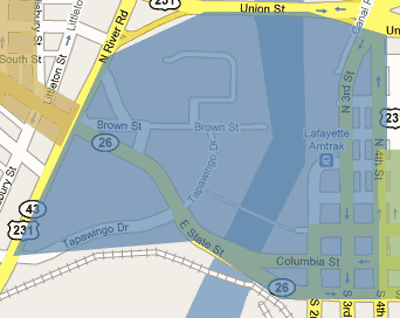 riverfront map