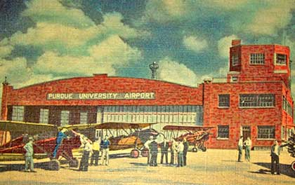 vintage Purdue Airport