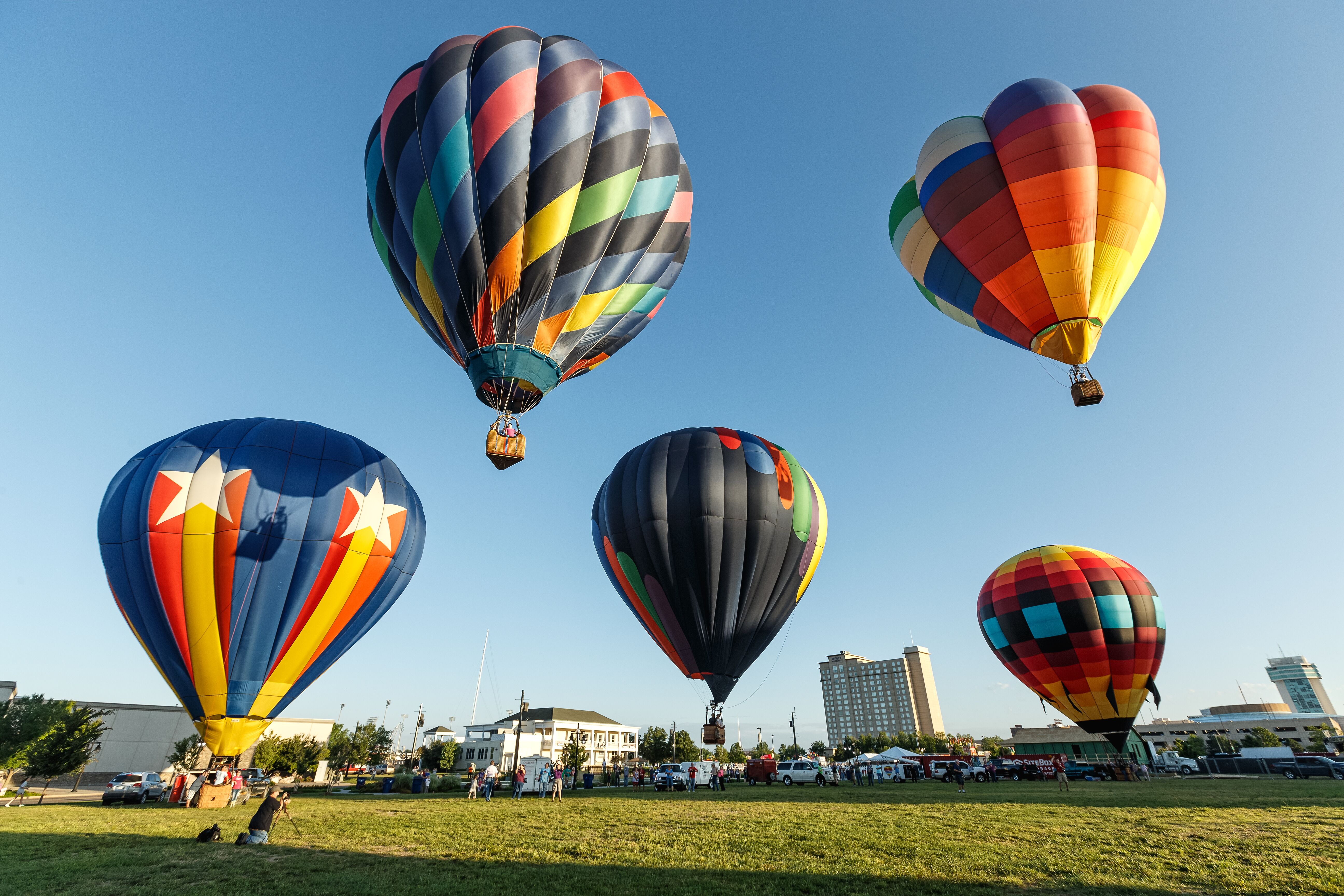 Hot Air Balloons Launch in Wichita