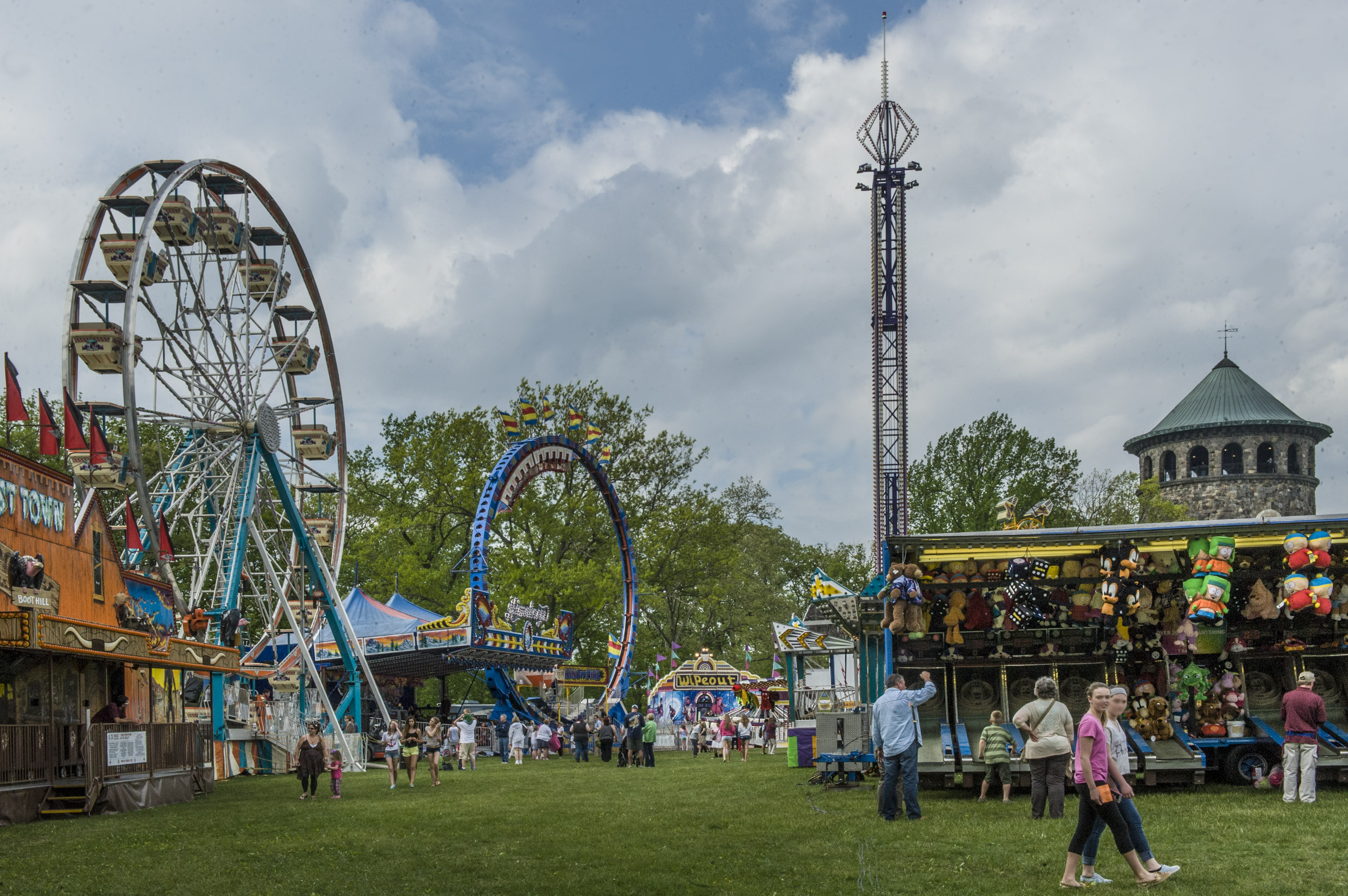 Carnival Rides at Flower Market