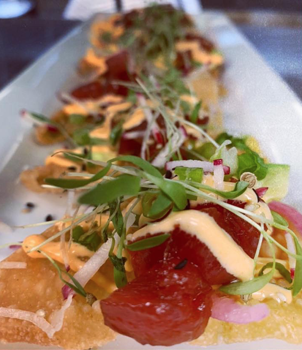 Spice Sashimi Nachos