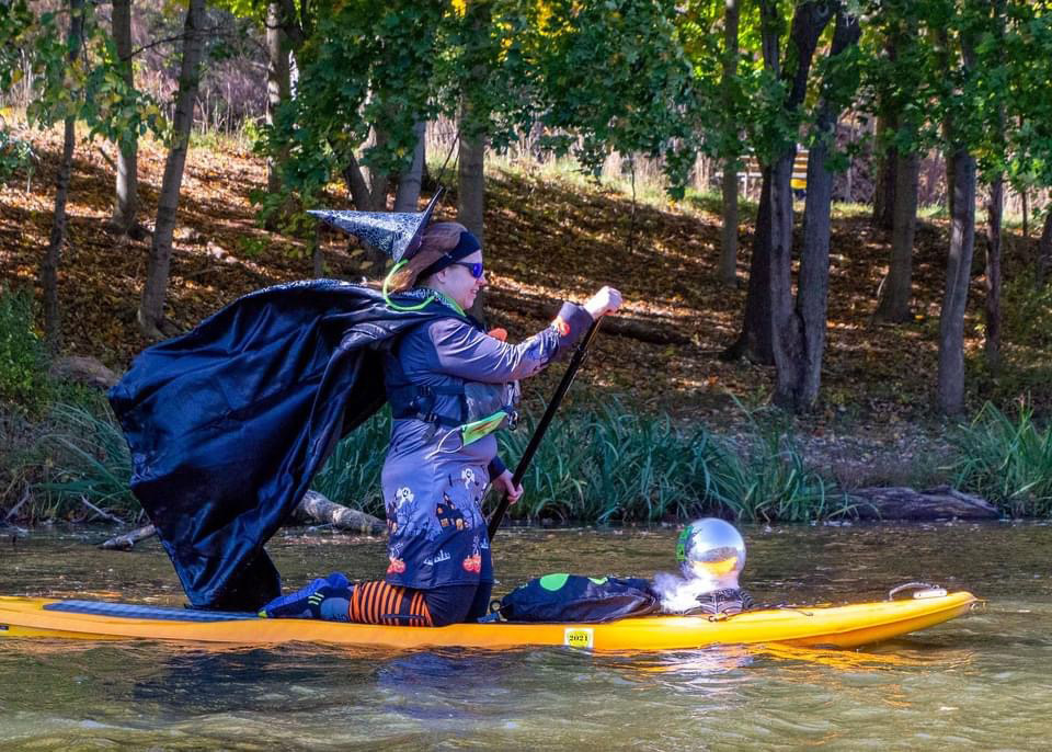 Witch, Wizard, and Zombie StandUp Paddling Outing and Food Drive