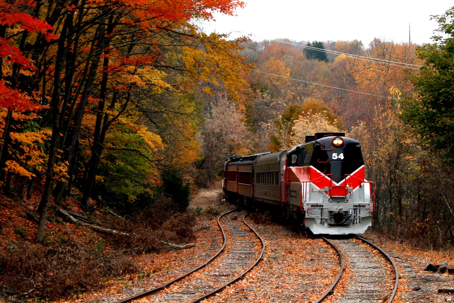 Steamtown fall foliage excursion | Mapsru.com