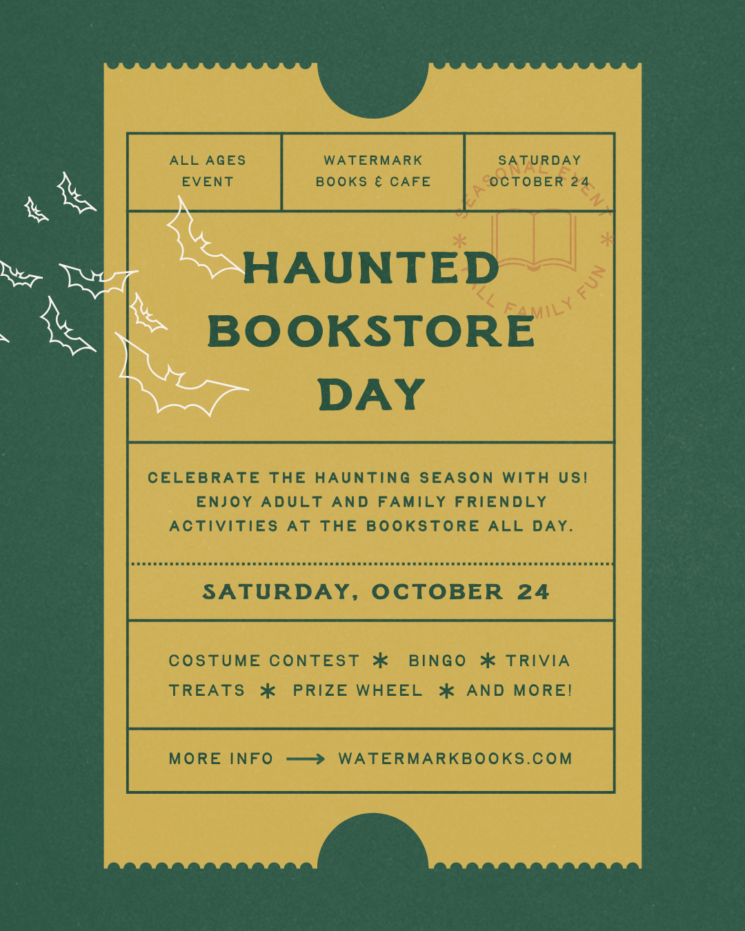 Haunted Bookstore Day