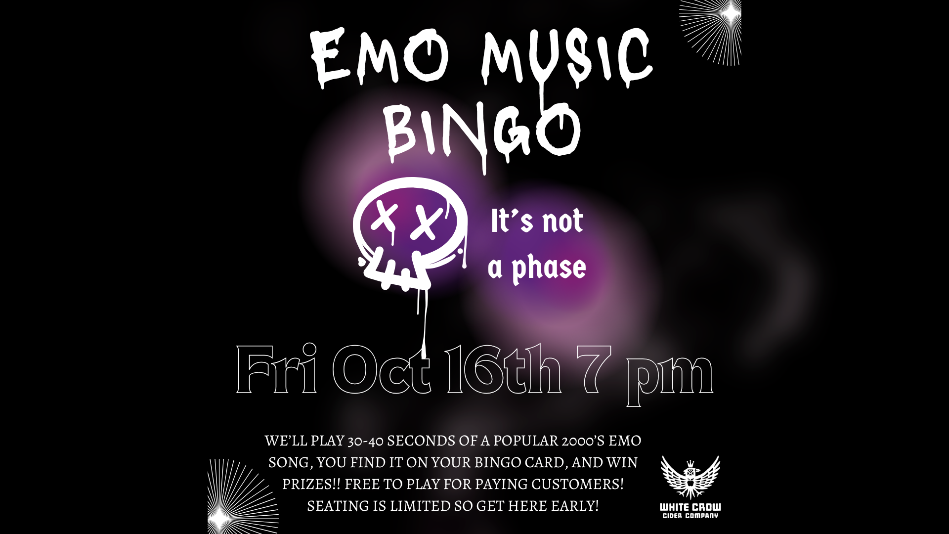 Emo Music Bingo