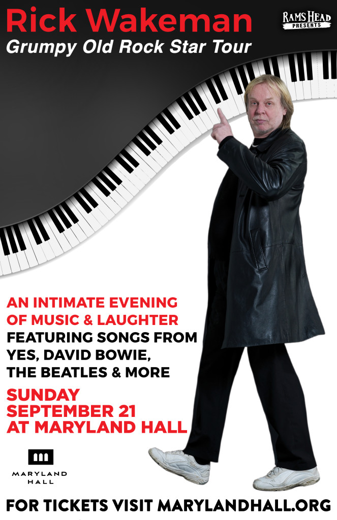 Rick Wakeman: Grumpy Old Rock Star Tour at Maryland Hall for the Creative Arts