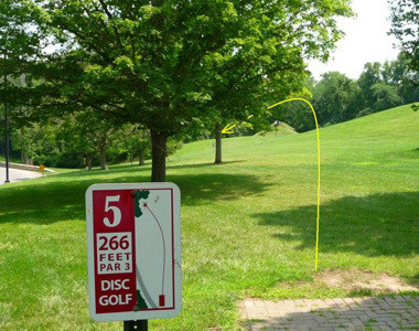 Disc Golf Hole 5 Disc Golf Hole 5