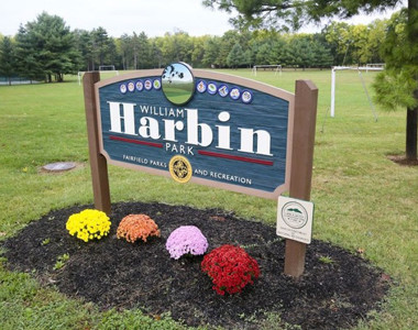 Harbin Park Sign Harbin Park Sign