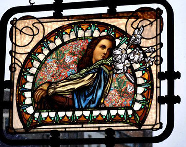 BeauVerre Riordan Stained Glass Studio Window BeauVerre Riordan Stained Glass Studio Window