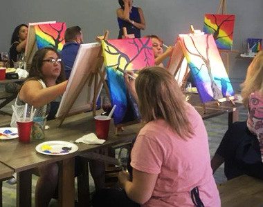 City Paint & Sip class City Paint & Sip class
