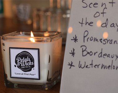 Petals & Wicks candle light Petals & Wicks candle light