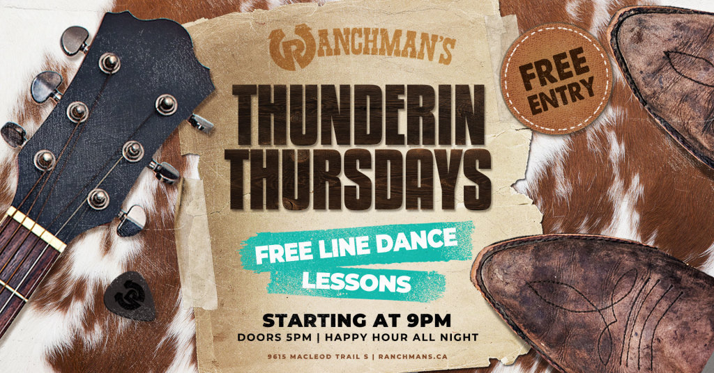 Thunderin' Thursdays: Free Line Dancing Lessons