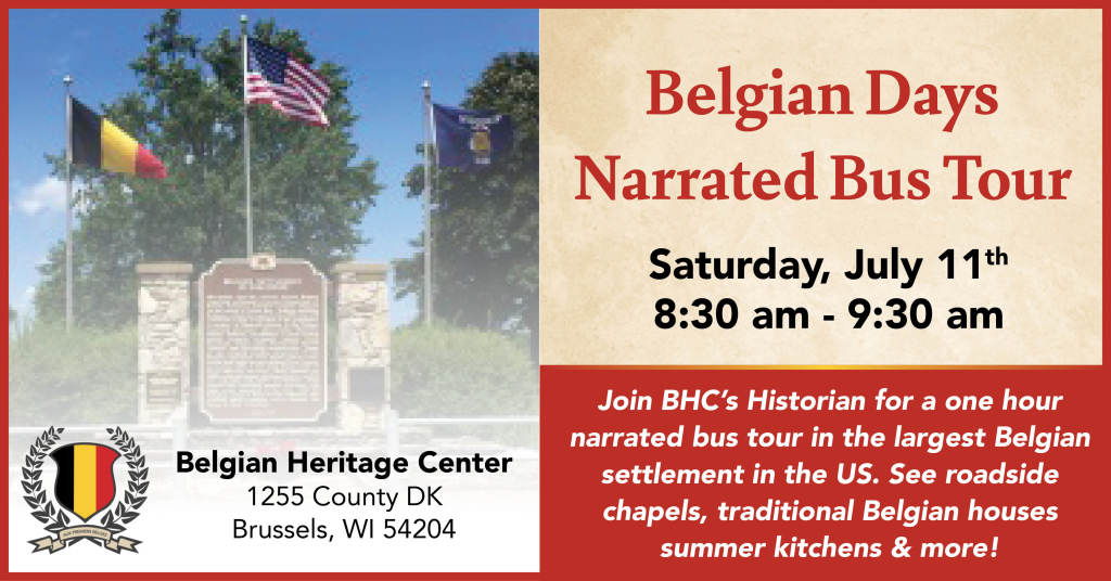 Belgian Days Narrated Bus Tour Sign-up