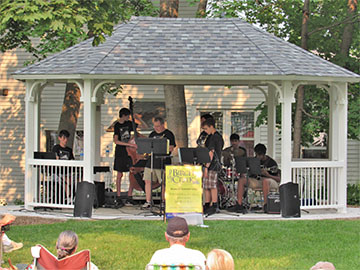 Concert at Noble Square: Student Jazz combo by Birch Creek Ambassadors