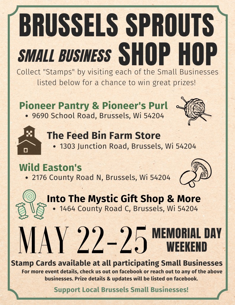 Brussels Sprout's Small Business Shop Hop