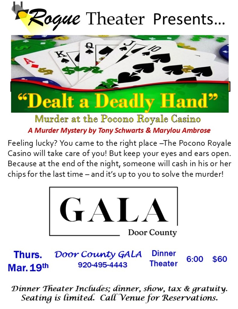 Dealt a Deadly Hand - Murder Mystery Dinner Theater