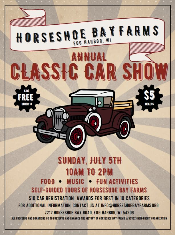 Classic Car Show at Horseshoe Bay Farms