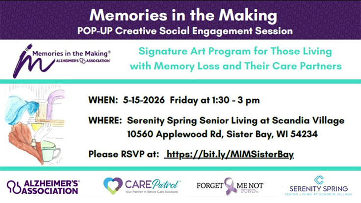 Memories in the Making - a Signature Art Program for Those Living with Memory Loss and Their Care Partners