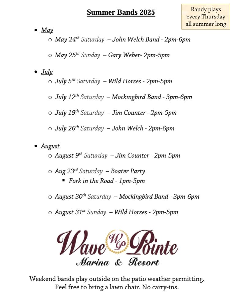 Wave Pointe Live Music: Mockingbird Band