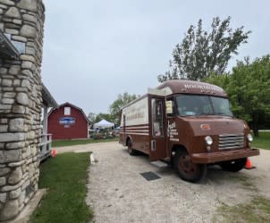 Sister Bay Historical Society Open Aire Market with visit from Door County Bookmobile