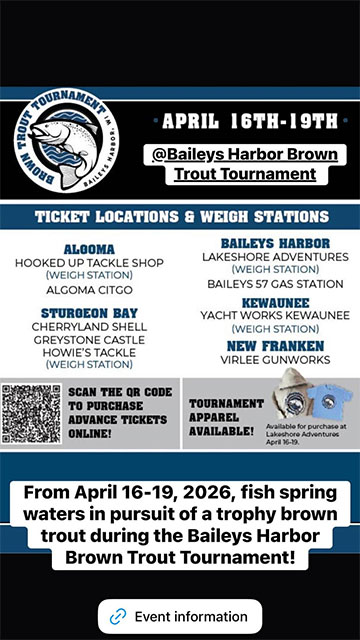 Baileys Harbor Brown Trout Tournament