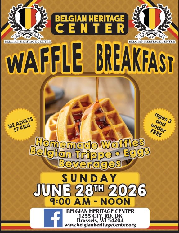 Belgian Waffle Breakfast