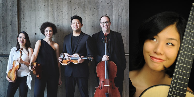 Howland Chamber Music Circle Spring Concert - Verona Quartet with Jiji, guitar