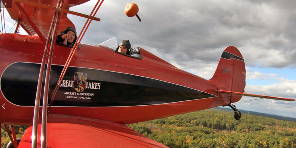 Pumpkin Bombing at the Old Rhinebeck Aerodrome