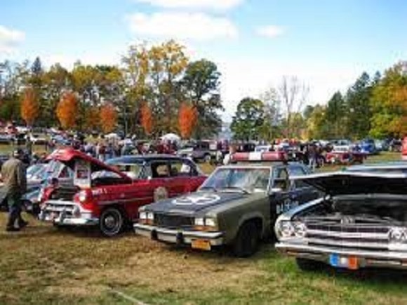 A Gathering of Old Cars at Staatsburgh State Historic Site