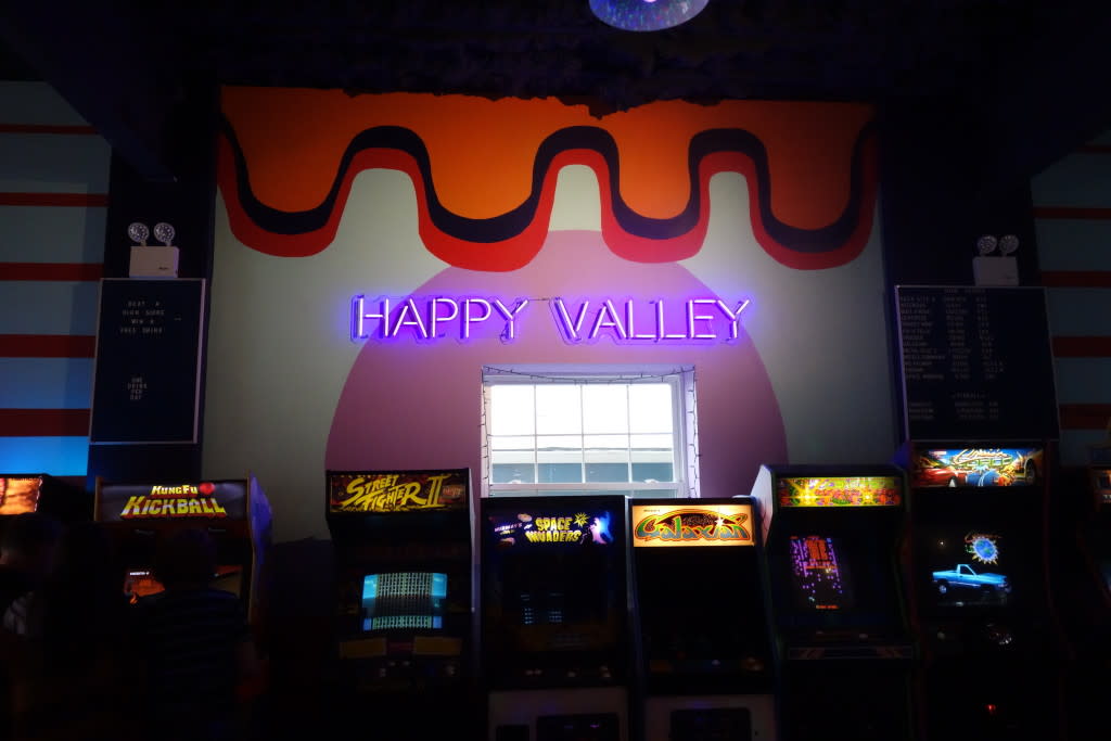 Board Games and Beer at Happy Valley Arcade Bar