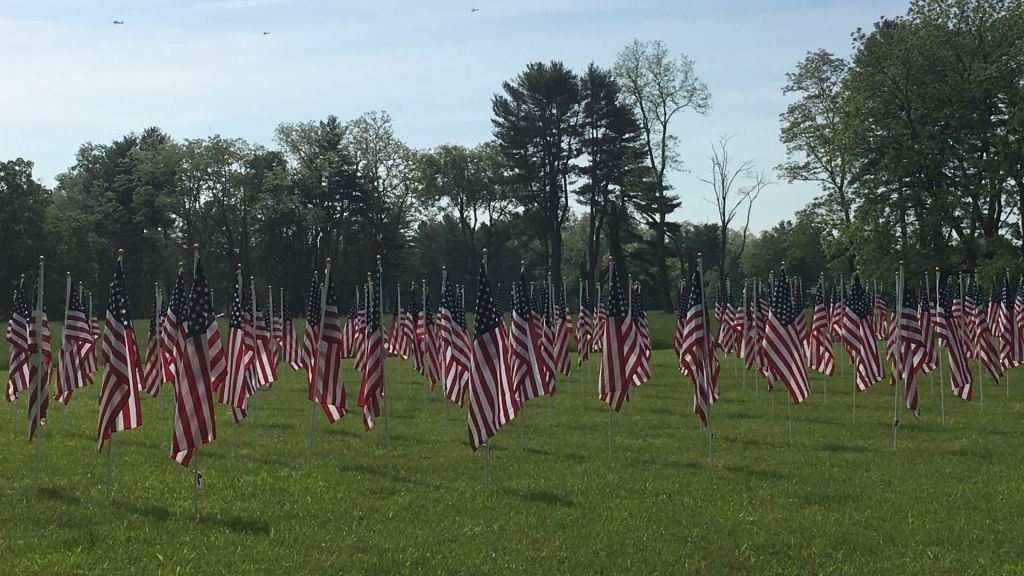 Memorial Day Field of Honor at the Home of FDR