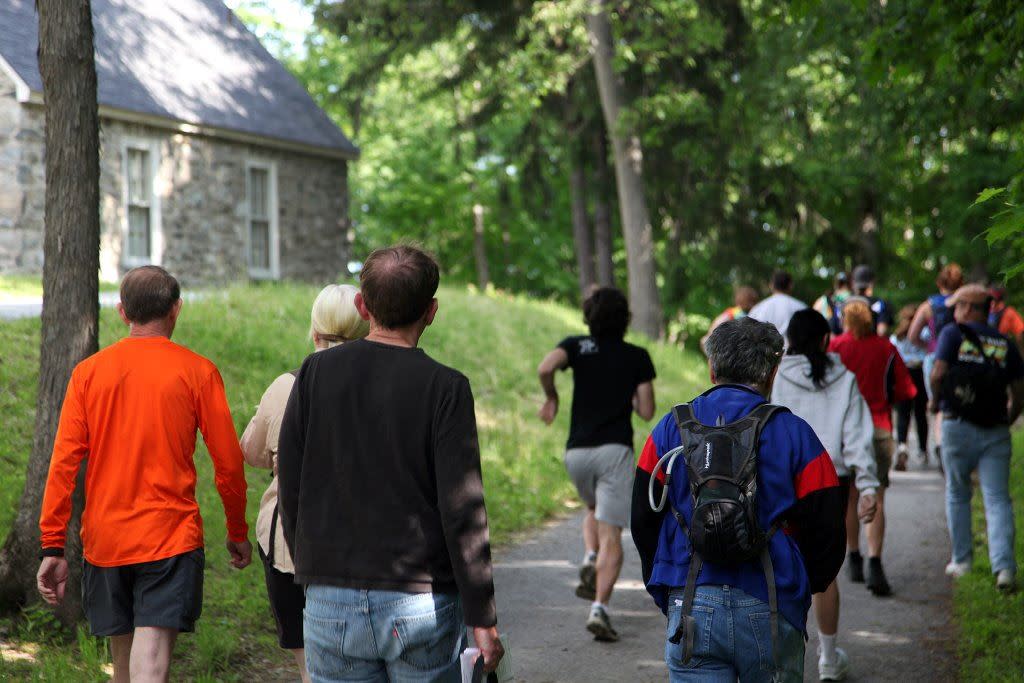 Annual End2End Hike - Check in at Vanderbilt Mansion
