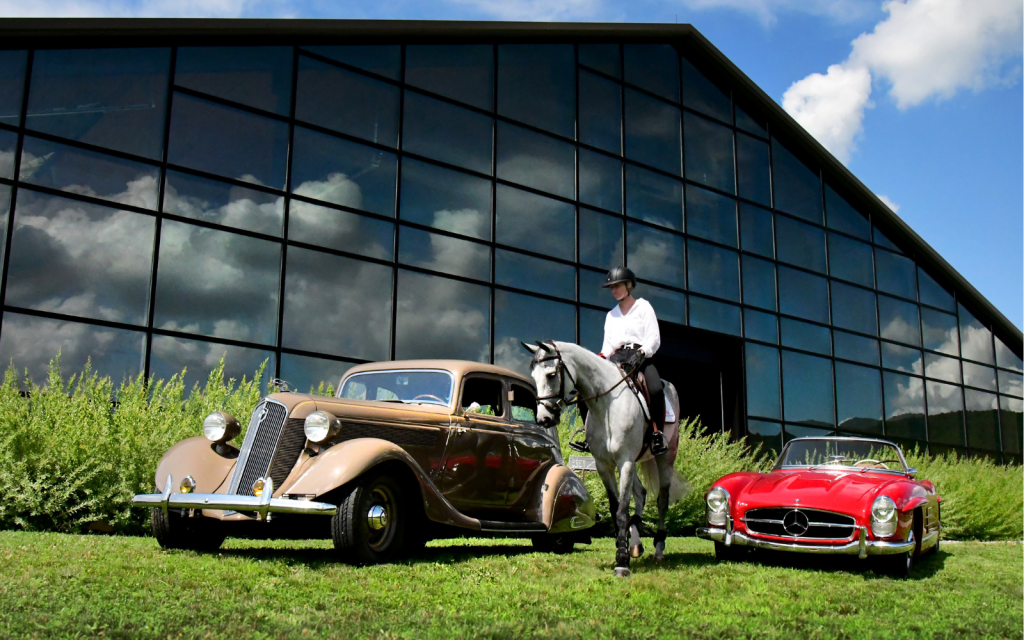 Bridlemont Concours Vintage and Exotic Automobile Show at the Highlands Cup Horse Show