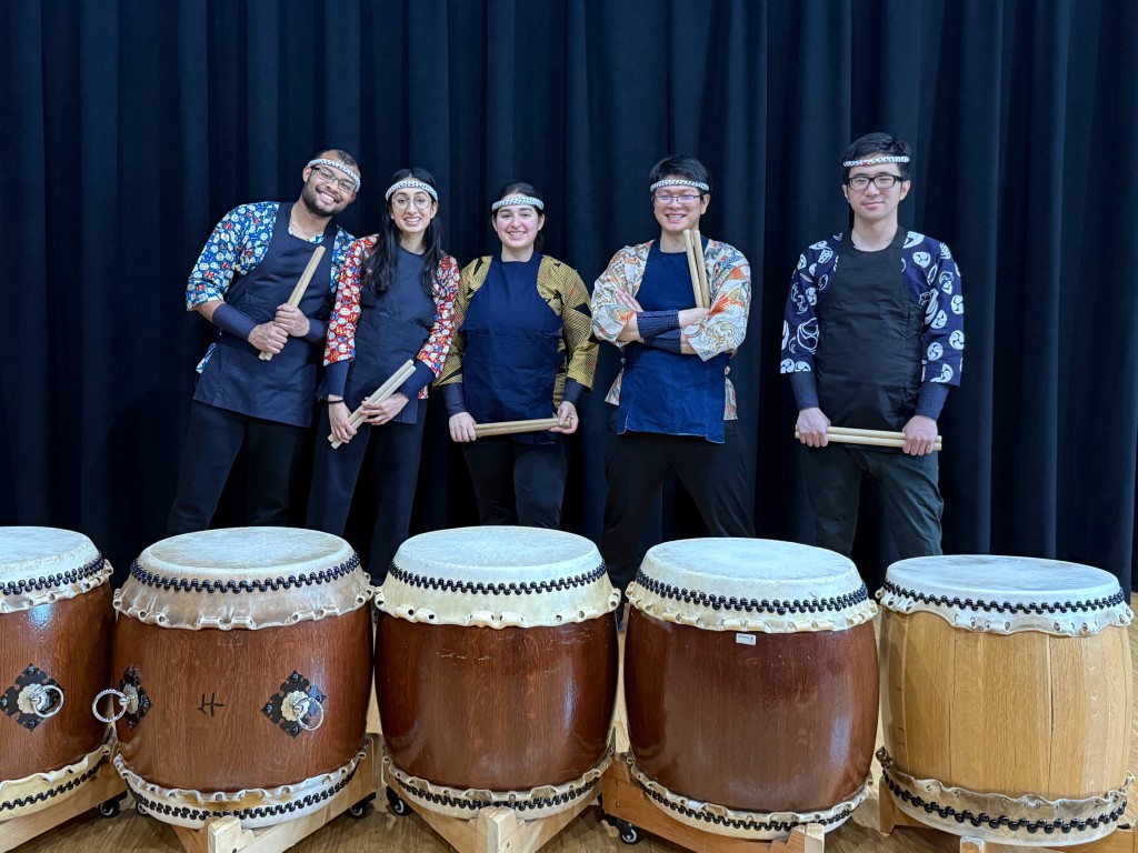 Japanese Drumming Performance and Workshop with Mujin Taiko at Innisfree Garden