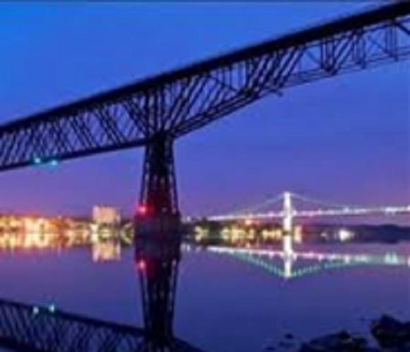 Walkway At Night