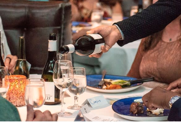 Shadows on the Hudson's "Tour of Greece" Wine Dinner