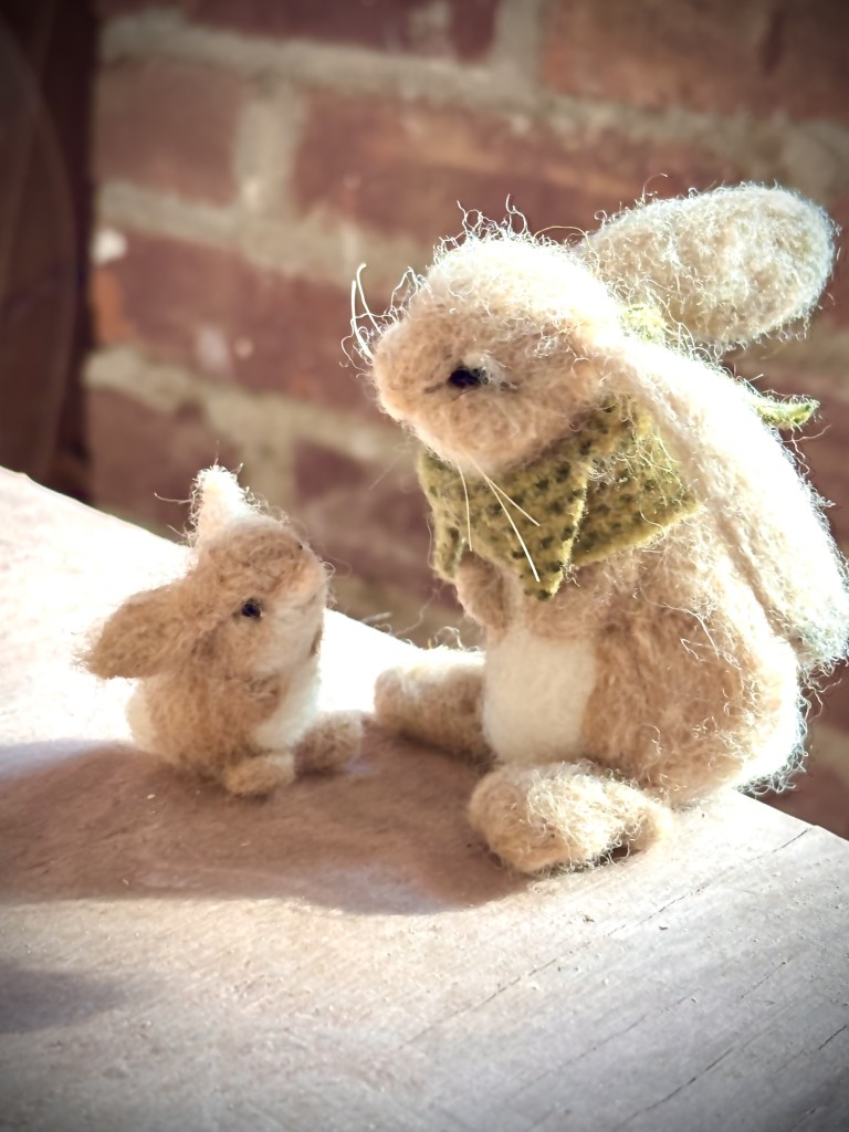 Needle Felting Workshop at Clover Brooke Farm: Adorable Bunny