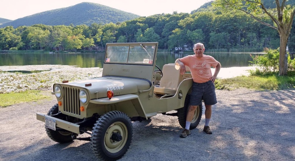 A man and his Jeep, an image from
