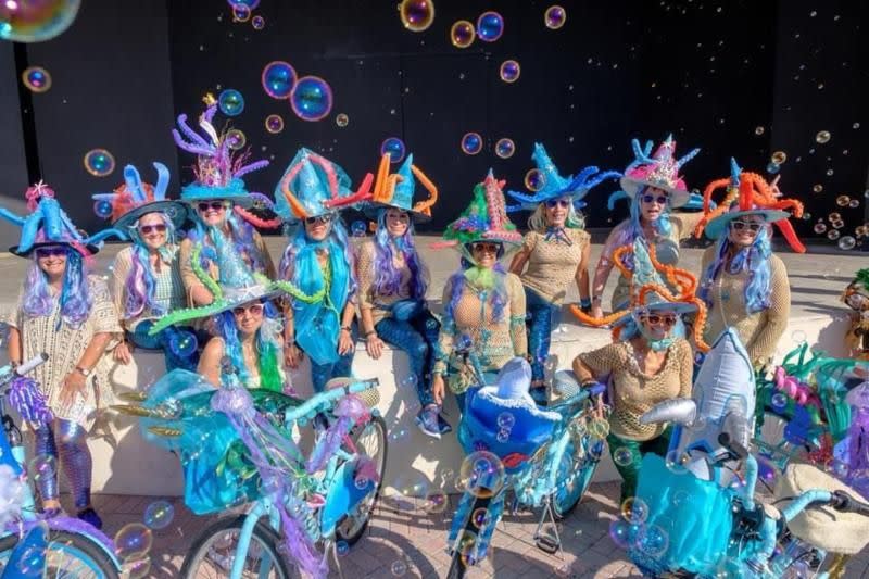 Photo des festivités d'Halloween dans le centre-ville de Delray Beach