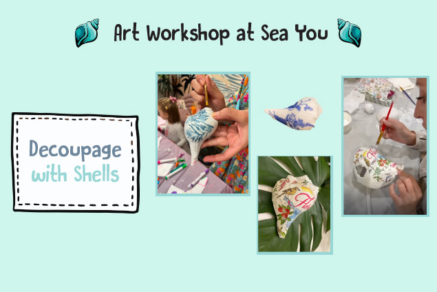 Decoupage with Shells photo