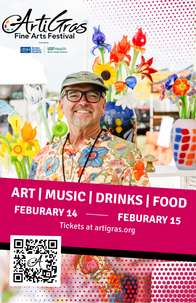 Foto del Festival de Bellas Artes ArtiGras 2026, presentado por el Tampa General Hospital
