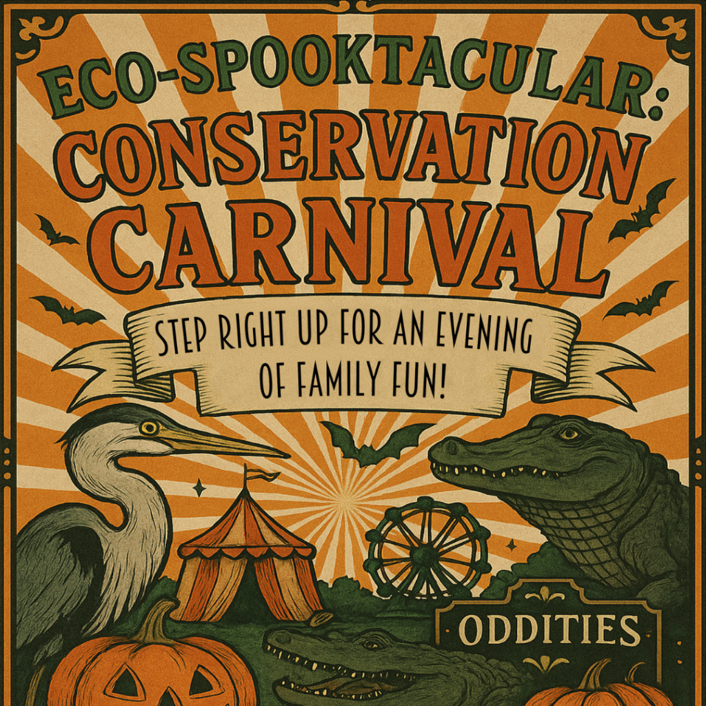 « Eco-Spooktacular » : photo d'un feu de camp au Carnaval de la protection de la nature
