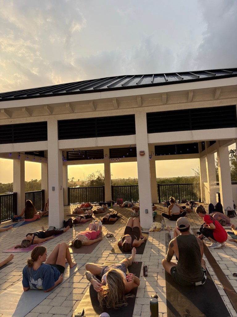 Foto de «Cachorros y yoga en la azotea»