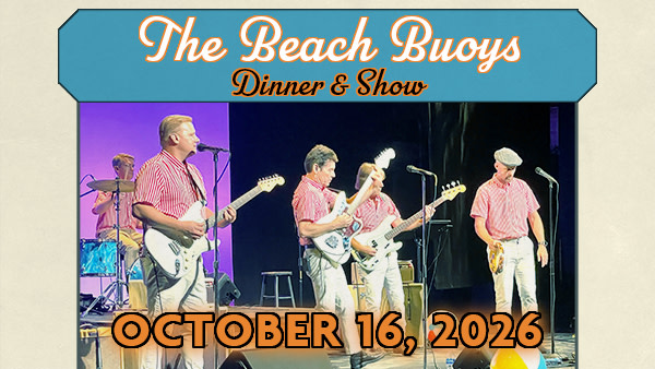 “The Beach Buoys” – Jantar e show em homenagem aos Beach Boys – 16 de outubro (foto)