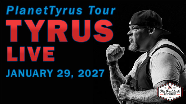 COMEDIAN TYRUS – LIVE IN THE PADDOCK photo