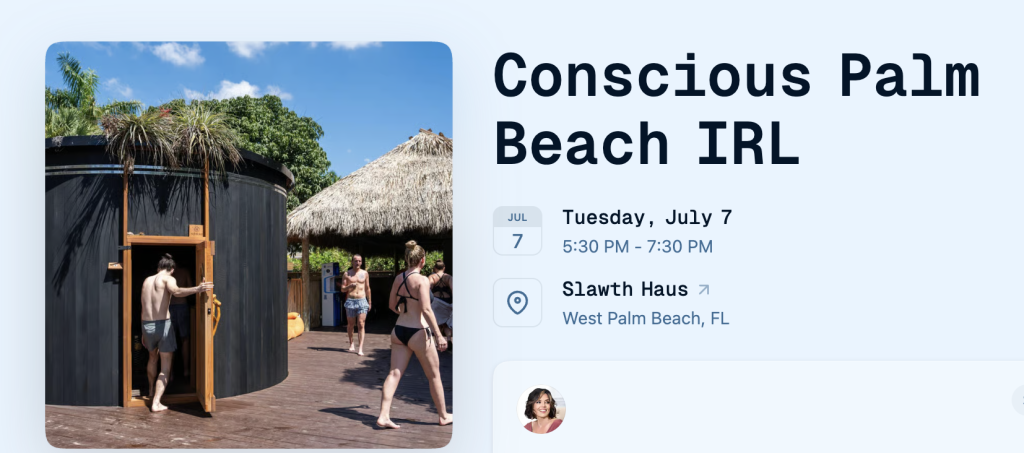 Foto von „Conscious Palm Beach IRL“