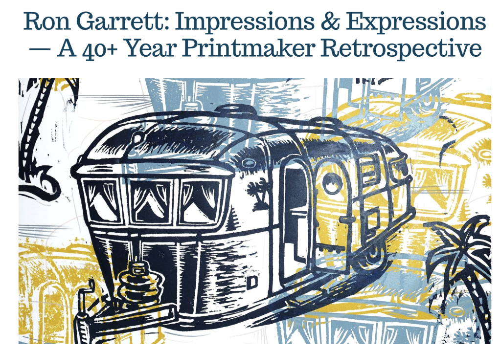 Ron Garrett: Impressions & Expressions Exhibition Opening photo